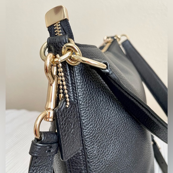 Coach Marlon Hobo Leather Tote Bag - Picture 14 of 15